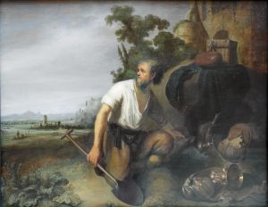 Parable of a treasure hidden in a field