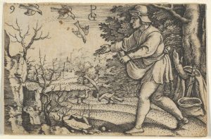 Parable of the sower from an old book